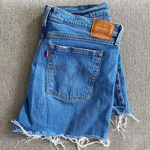 Levi's Classic Blue Denim Shorts